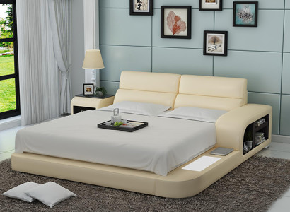 Bed USB Upholstered bed Luxury bed Double bed Marriage bed Beds 200x220cm LB8805 new