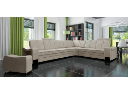 Fabric couch Textile Upholstery Corner sofa Couch Sofa Corner sofa Living landscape