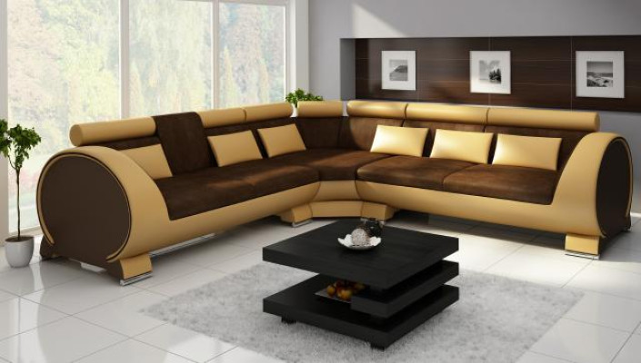 Living landscape Couch Upholstery Sofa Seat Corner Eck Living landscape Suite LT01 new