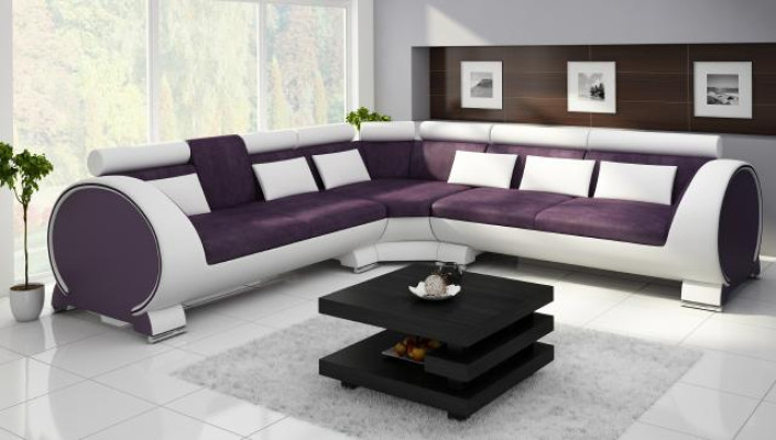 Living landscape Couch Upholstery Sofa Seat Corner Eck Living landscape Suite LT01 new