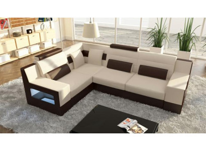 Living landscape Sofa Couch Upholstery Corner Corner sofa Suite Textile Fabric Leather Sofas