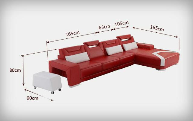 Living landscape Upholstery Corner Corner Sofa Couch Suite Landscape Leather PH739B new
