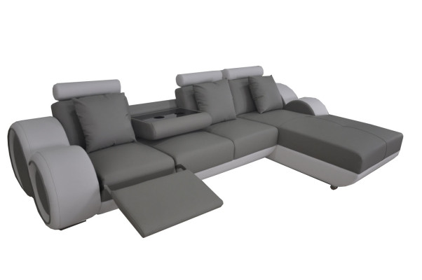 Design Sofa Couch Corner Leather Corner Suite Corner Landscape Upholstery L-shape
