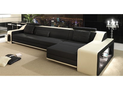 Design Corner sofa Sofa Couch Upholstery Seat Corner Suite Sofas Leather Textile