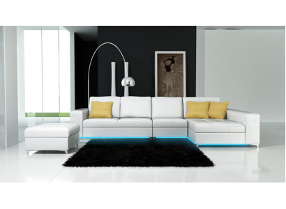 Leather sofa sofa couch living landscape modern corner sofa corner suite design