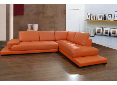 Living landscape Upholstery Corner Corner Sofa Couch Suite Landscape Leather new 1060