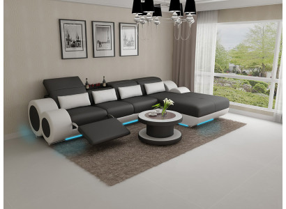 Leather sofa Couch Sofa set new Corner sofa Eck Suite Design Modern Sofa G8035H