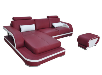 Leather Corner Sofa Couch Luxury Suite Corner Sofas Couches Upholstery