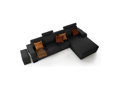 exclusive s Leather Corner sofa Stylish design for timeless elegance