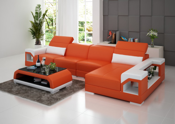 Leather Sofa Modern Couch Living landscape Decor Corner Corner sofa Design Suite