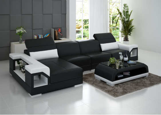Leather Sofa Modern Couch Living landscape Decor Corner Corner sofa Design Suite