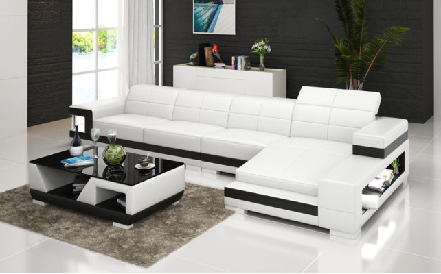 Sofa Leather Sofa Couch Living landscape Corner Modern Corner sofa Design Suite