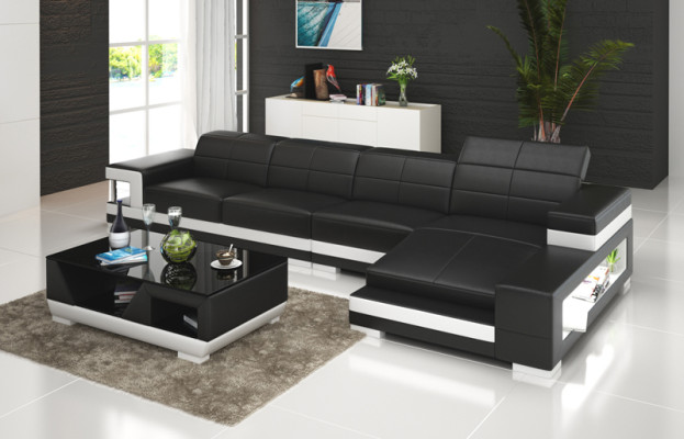 Sofa Leather Sofa Couch Living landscape Corner Modern Corner sofa Design Suite