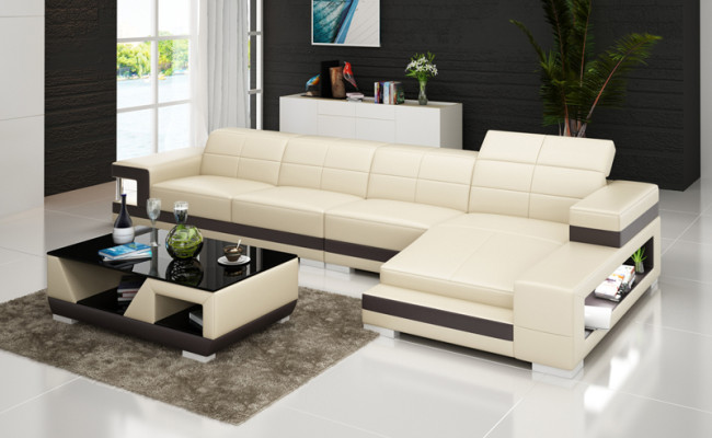 Sofa Leather Sofa Couch Living landscape Corner Modern Corner sofa Design Suite