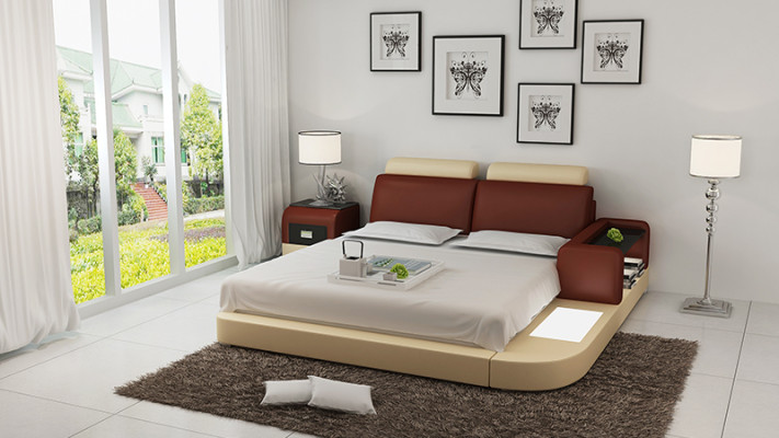 Designer Bed Upholstered bed Luxury bed Double bed Marriage bed Beds 140/160/180 cm