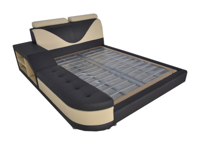 Design Luxury Bed Upholstery Marriage Hotel Modern Beds Leather 140/160/180/200 cm