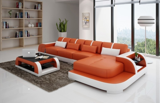 Elegance meets comfort ultimate L-shaped sofa for your modern living room