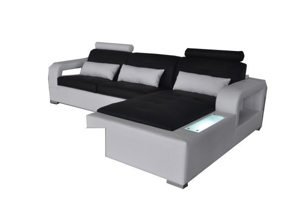 Leather sofa couch living landscape corner suite design modern sofa decoration L-shape