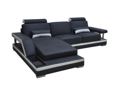 Leather sofa Living landscape Corner Suite Design Modern Sofa L-shape