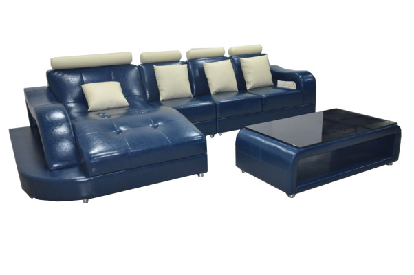 Leather sofa Couch Living landscape Corner Suite Design Modern Sofa L-shape