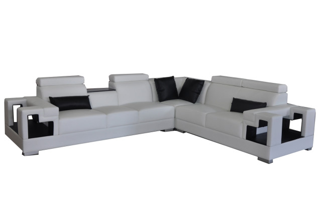 Leather sofa Couch Living landscape Corner Suite Design Modern Sofa L-shape K5001