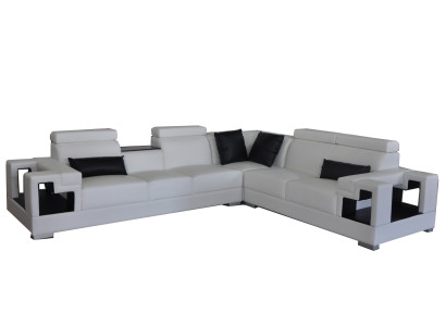 Leather sofa Couch Living landscape Corner Suite Design Modern Sofa L-shape K5001