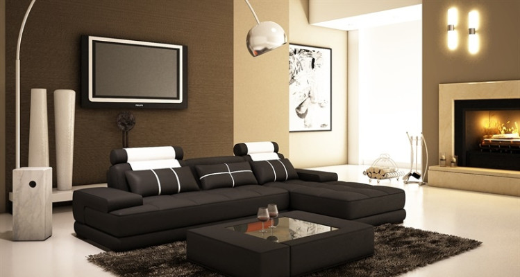Corner sofa Upholstery Couch Sofa Living landscape Seat Corner Suite Leather Textile Paris