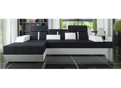Fabric sofa Corner sofa Textile Fabric Living landscape Upholstery new Textile sofa Sofa Couch