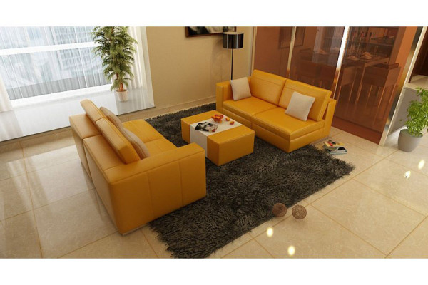 Sofa set with USB Upholstery Sofa Set 3+1 Leather Couches Sofas made to measure