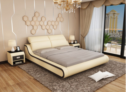 Bed with USB Upholstered bed Double bed Double bed Beds 140/160/180 LB8835