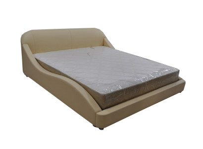 Luxury Bed with USB Upholstery Marriage Hotel Modern Beds Leather 140/160/180/200 cm Bed