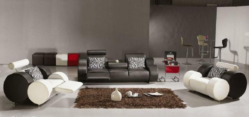 LEATHER SOFA Leather COUCH 3+2+1 Seater UPHOLSTERY SET DESIGNER SOFA new Suite!!