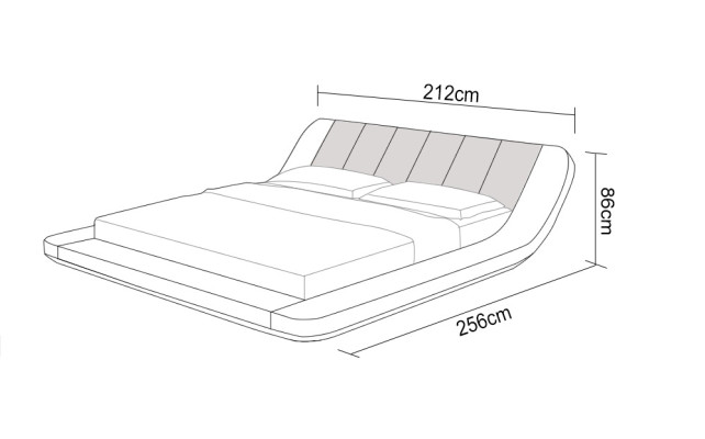 Leather Bed Design Upholstery Beds Luxury Double Modern Marriage 140/160/180 cm