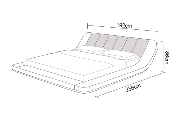 Leather Bed Design Upholstery Beds Luxury Double Modern Marriage 140/160/180 cm