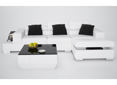 Leather sofa sofa couch modern living landscape corner sofa design corner suite