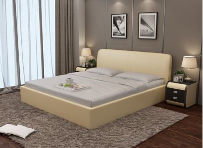 Bed with USB Upholstered bed Luxury bed Double bed Marriage bed Beds 140/160/180 cm