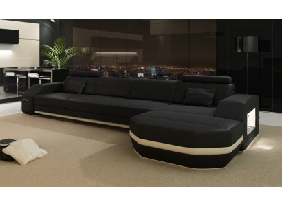 Design Corner sofa Couch Upholstery Corner Suite Leather sofa Corner Living landscape PH300