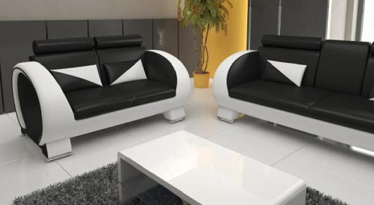 Leather sofa + USB sofa with bar function designer suite sofa 3 seater relaxation couch