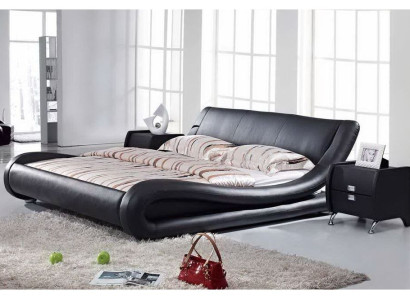 XXL Double bed Leather Bed Bed Beds Leather Leather Upholstery Marriage Designer new