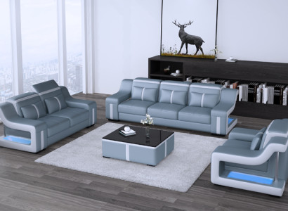 Three Seater Designer Sofa Couch 3 Seat Upholstery Leather Couches Big Sofas