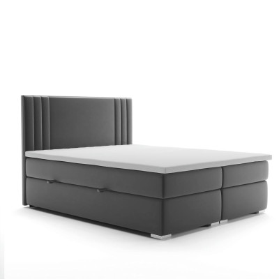 Box Spring Bed Double Hotel Complete Set Mattress Topper Beds Function Box
