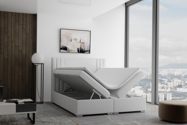 Box Spring Bed Double Hotel Complete Set Mattress Topper Beds Function Box