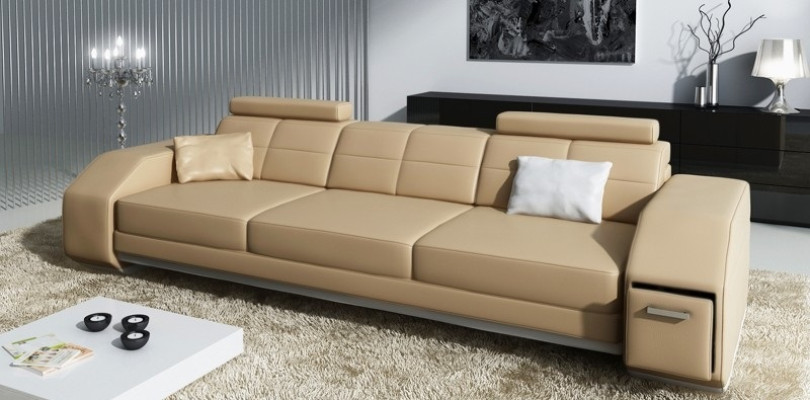 Leather sofa set 3+2+1 Leather Couch Upholstery Seat Designer Suite JarksonS