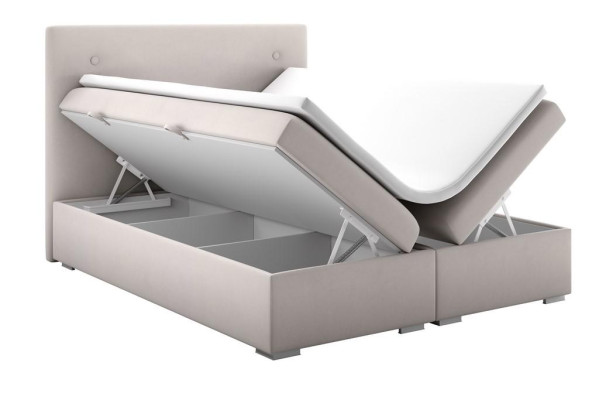 Boxspring Bed Box Function Hotel Double Complete Set Topper Mattress Beds