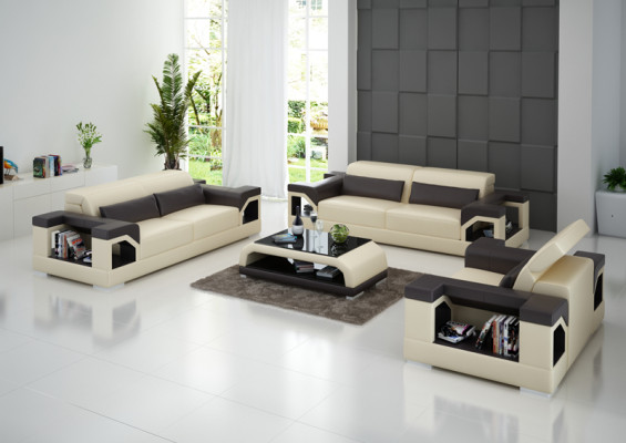 Leather sofa couch sofa set set 3+2+1 seater suite design modern sofa