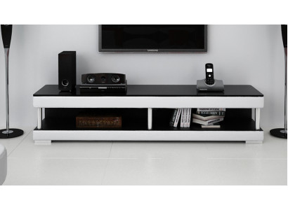 TV-cabinet TV Sideboard Leather Glass Table Television Wardrobe Table Lowboard Mo.C