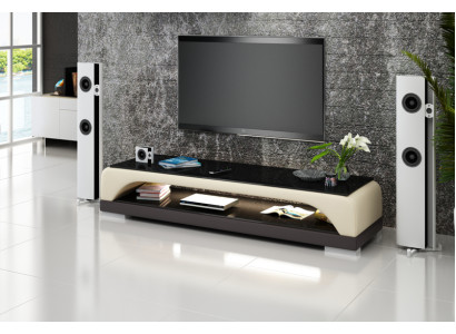 TV-cabinet TV Sideboard Leather Glass Table Television Wardrobe Table Designer Decor
