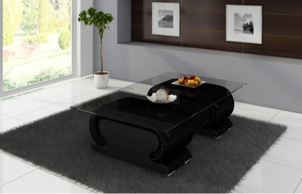 Designer Glass Table Table Upholstery Leather Table Couch Sofa Leather Tables