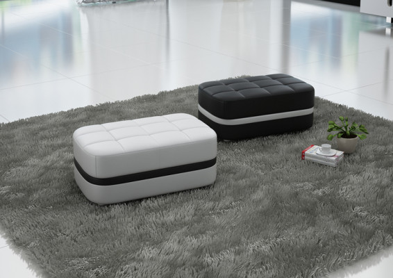 Design Upholstery Stool Footstool Ottoman Seat Padded Pufa
