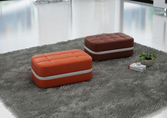 Design Upholstery Stool Footstool Ottoman Seat Padded Pufa